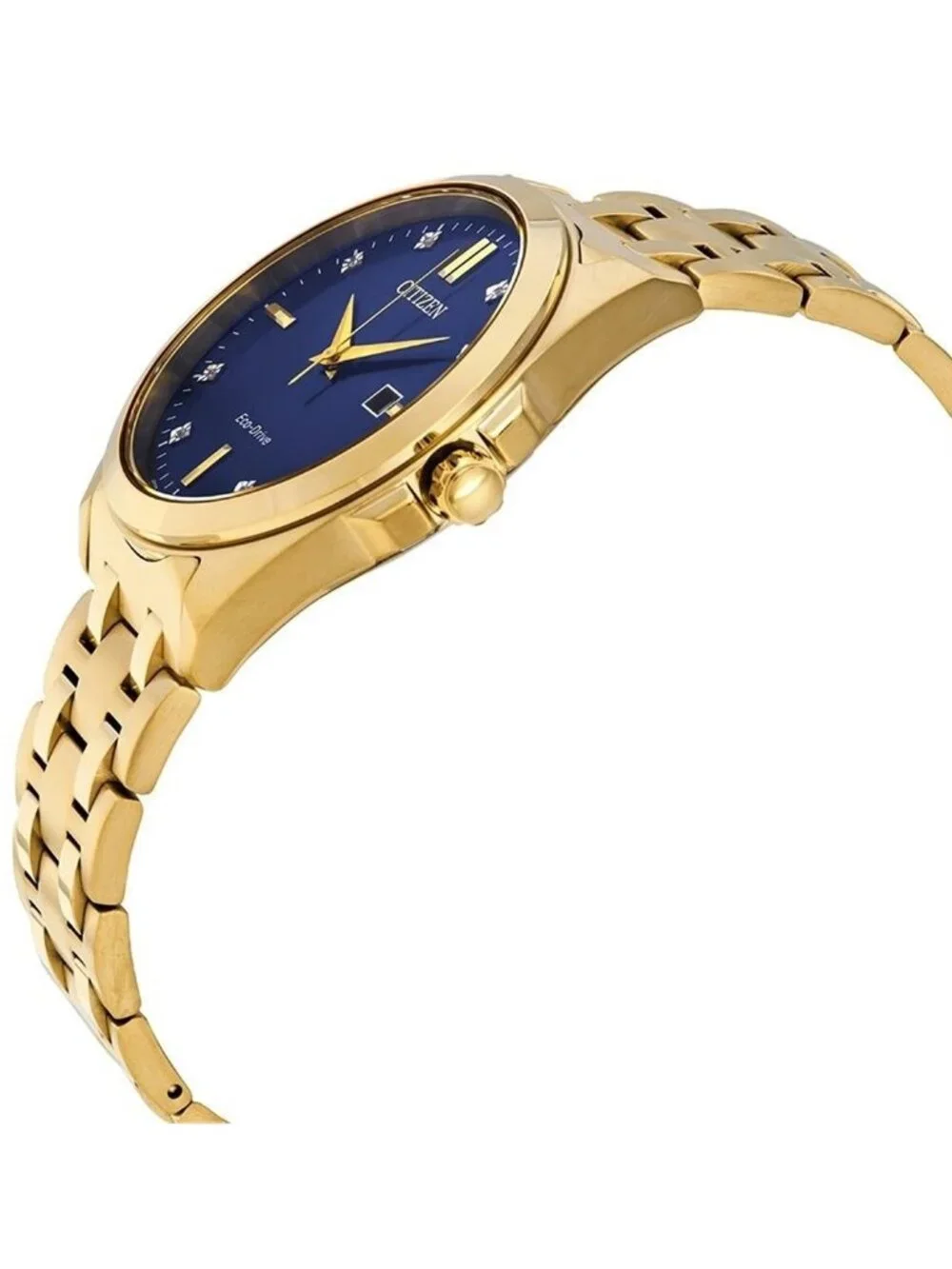NWT Citizen Corso Eco-Drive Diamond Blue Dial Watch